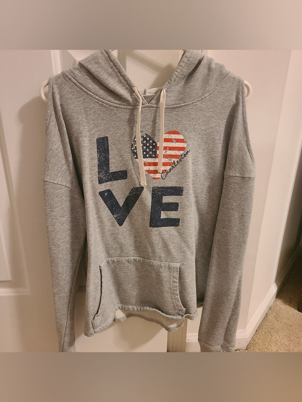 Cold Shoulder Hoodie